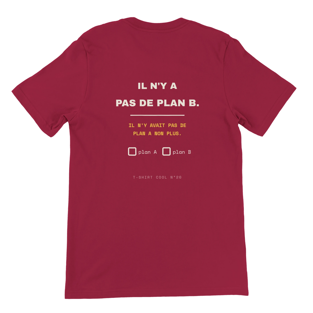 Pas de plan B